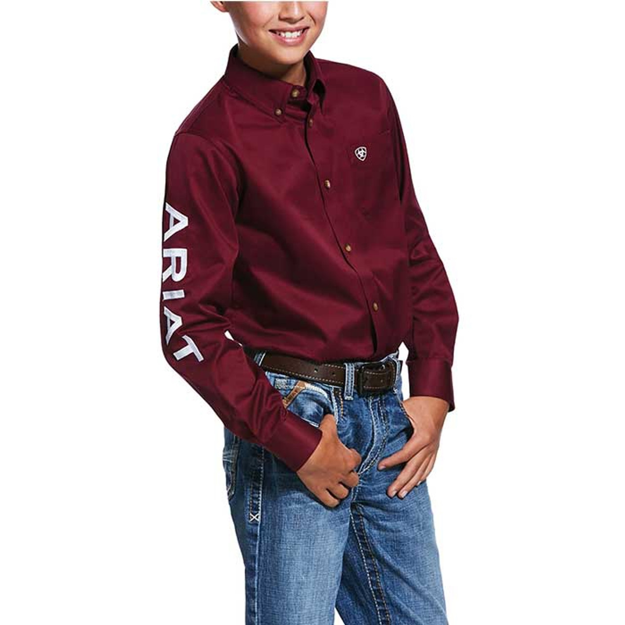 ARIAT BYS TEAM LOGO TWILL SHIRT - Airds ...